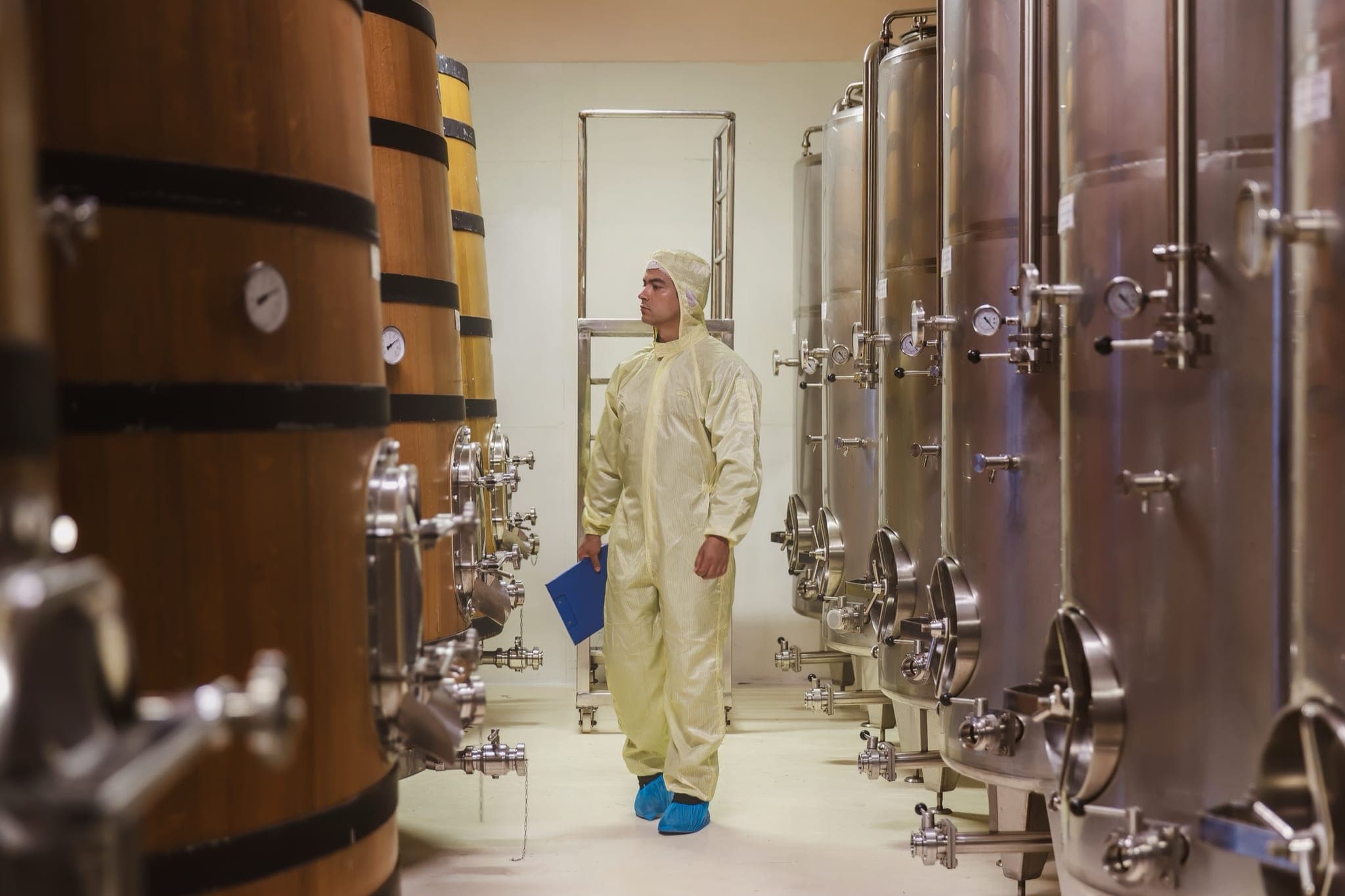 Beverage production line — process optimization and quality control