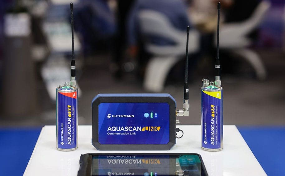 Aquascan TM3 — the new Gutermann solution for leak detection on transmission mains, now available through Klarwin