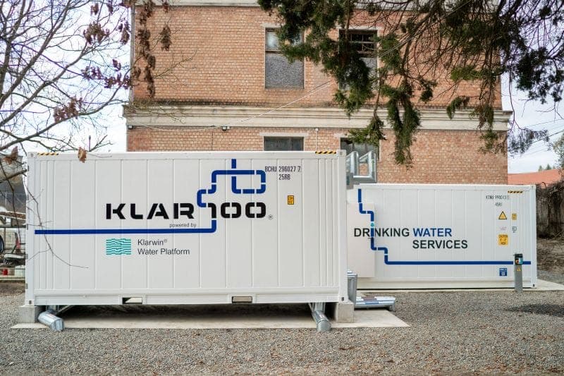Drinking water restored in Fântânele after Praid salt mine incident, with Klarwin desalination system