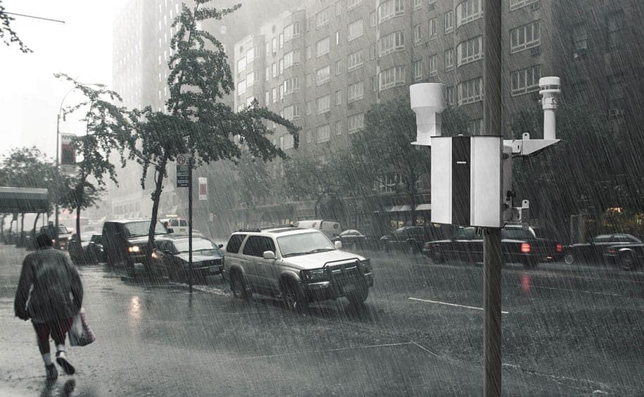 Sensors for continuous monitoring of meteorological parameters, essential tools for smart cities